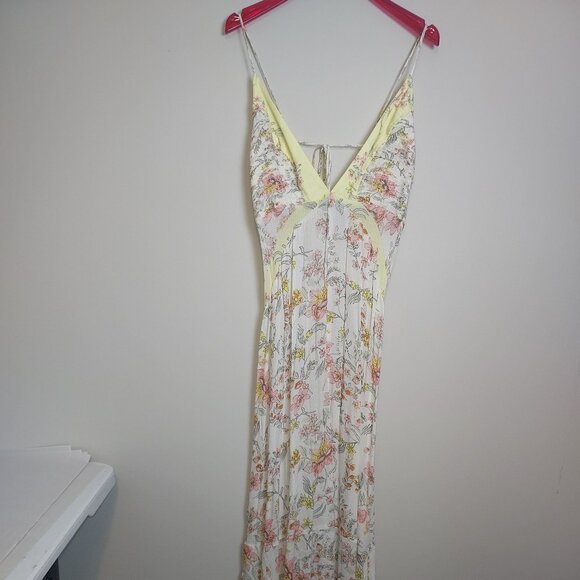 Nwt Free People " There she goes" printed slip dress. - Picture 4 of 8